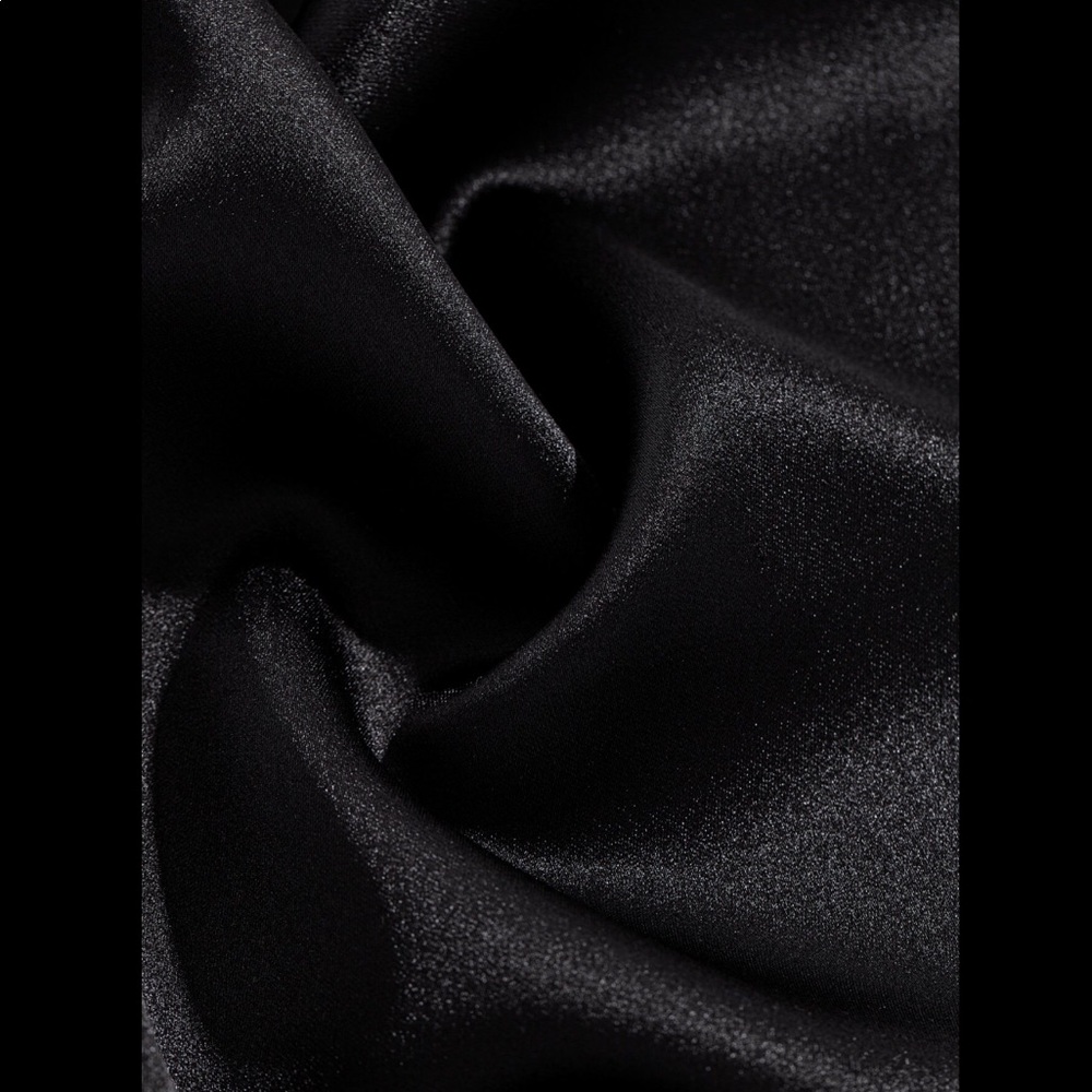 NWT✨Black Satin Slip Dress- Medium 🖤 - Picture 7 of 11